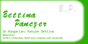 bettina panczer business card